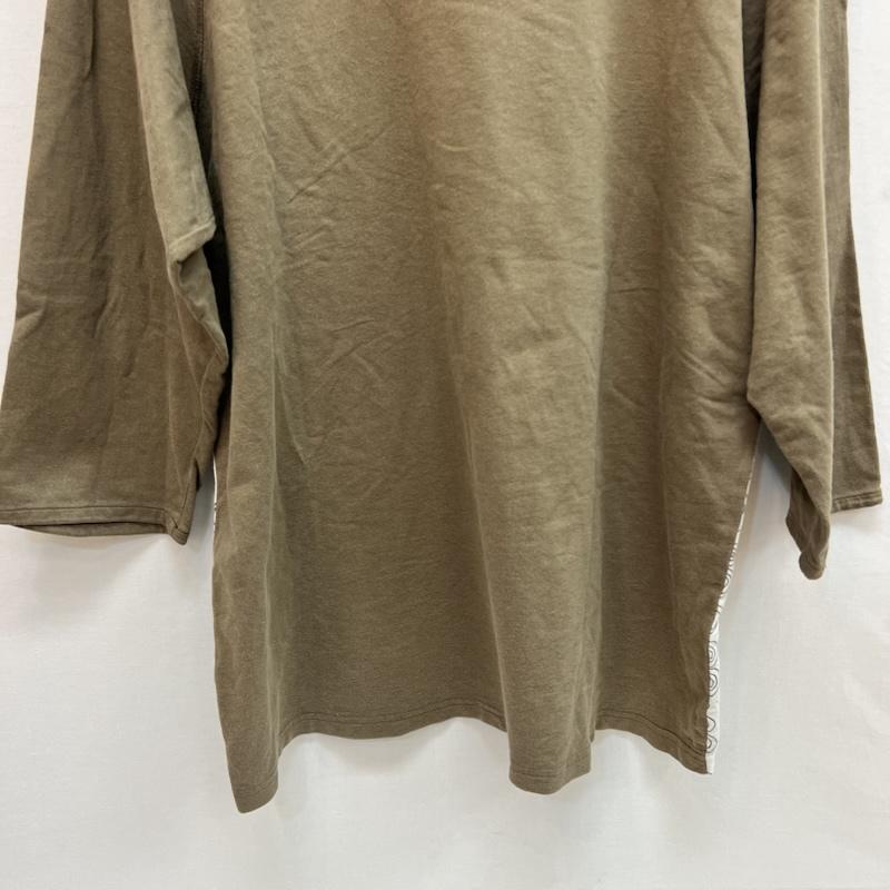 ステューシー STUSSY Tシャツ 七分袖 00s グラフィック フォト Tシャツ ラグラン オールド L 白 / ホワイト / white X 茶 / ブラウン / brown メンズ USED 古着 中古 50163207