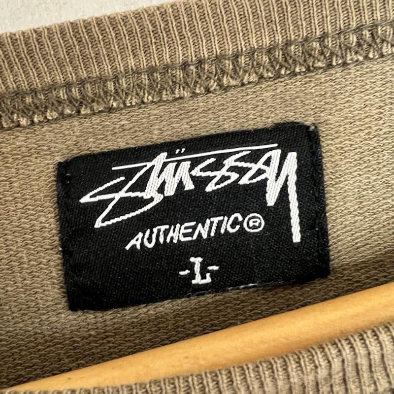 ステューシー STUSSY Tシャツ 七分袖 00s グラフィック フォト Tシャツ ラグラン オールド L 白 / ホワイト / white X 茶 / ブラウン / brown メンズ USED 古着 中古 50163207