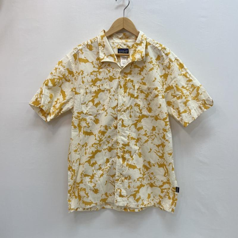 パタゴニア patagonia シャツ、ブラウス 半袖 00s オーガニックコットン アロハシャツ 53965S9 M 黄 / イエロー / yellow メンズ USED 古着 中古 50163210
