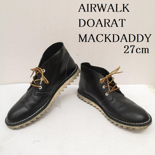 エアウォーク AIRWALK ブーツ 一般 DOARAT MACKDADDY RIPPLEBOOTS シャークソール 27.0cm 黒 / ブラック / black メンズ USED 古着 中古 50163213