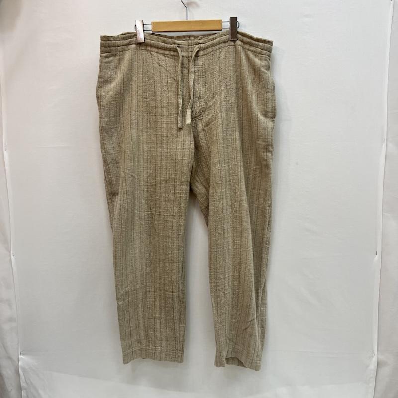 ウサト USAATO ボトムス ボトムス 手織り 天然草木染め イージーパンツ ベージュ / ベージュ / beige メンズ USED 古着 中古 50163221