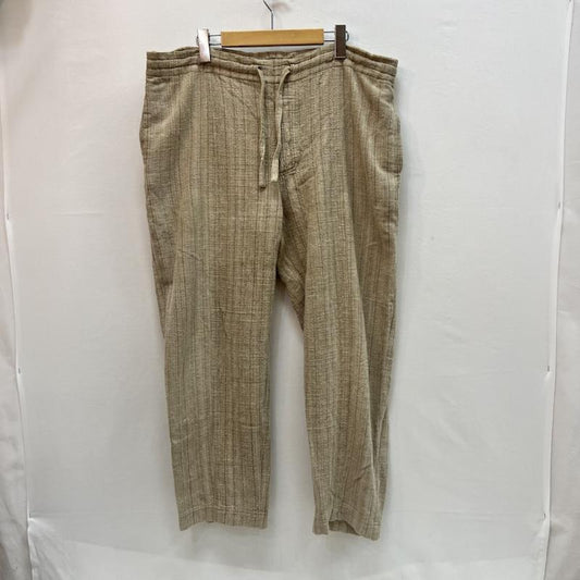 ウサト USAATO ボトムス ボトムス 手織り 天然草木染め イージーパンツ ベージュ / ベージュ / beige メンズ USED 古着 中古 50163221