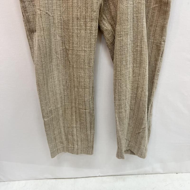 ウサト USAATO ボトムス ボトムス 手織り 天然草木染め イージーパンツ ベージュ / ベージュ / beige メンズ USED 古着 中古 50163221