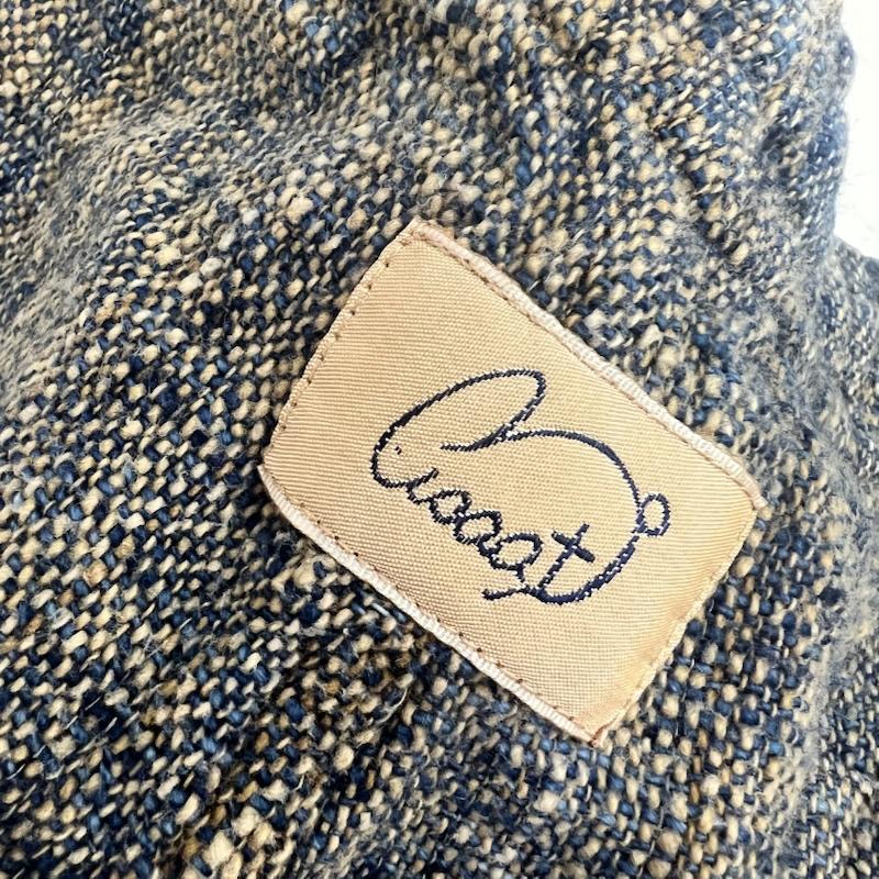 ウサト USAATO ボトムス ボトムス 手織り 天然素材 藍染 イージーパンツ メンズ USED 古着 中古 50163223