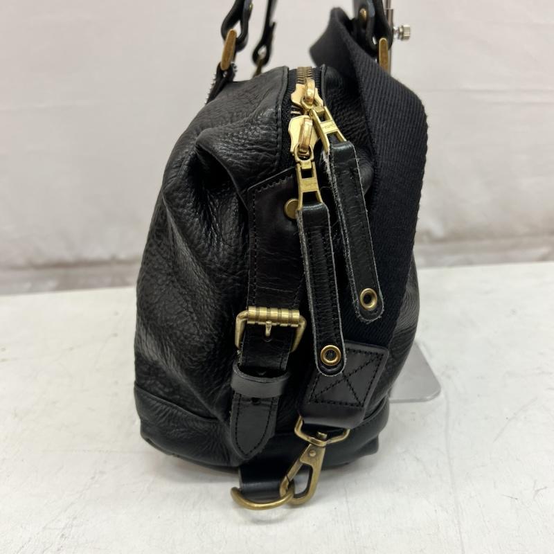 マスターピース MASTERPIECE ボストンバッグ ボストンバッグ 2way レザー ボストンバッグ ショルダー - 黒 / ブラック / black メンズ USED 古着 中古 50163224