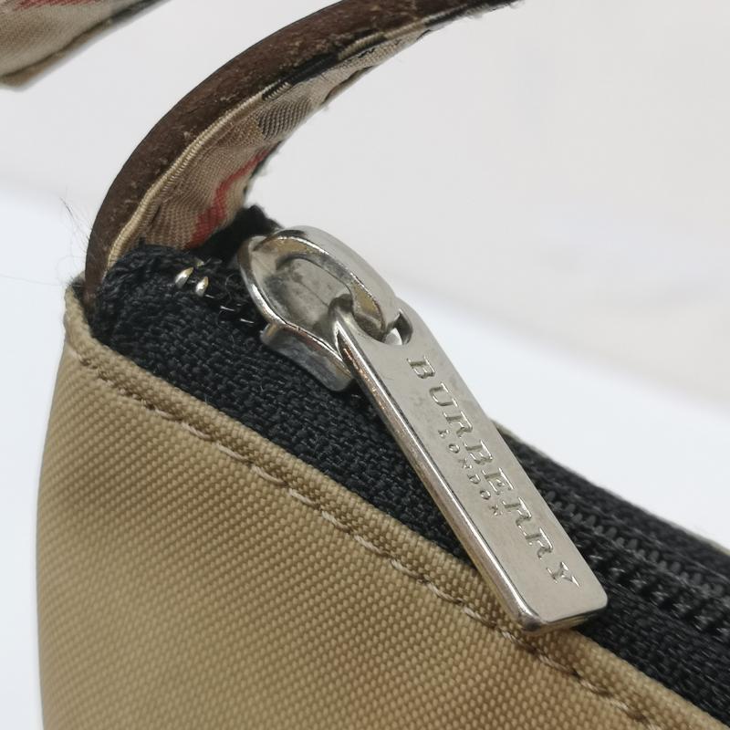 バーバリー・ブルーレーベル BURBERRY BLUE LABEL ショルダーバッグ ショルダーバッグ ハンド バッグ ワンショルダー ナイロン ノバチェック ベージュ / ベージュ / beige レディース USED 古着 中古 50163225