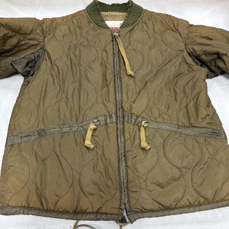 アバクロンビーアンドフィッチ ABERCROMBIE&FITCH ジャケット、上着 ジャンパー、ブルゾン M-65 インナー ボア ミリタリージャケット キルティング ブルゾン ジップアップ フェード S 無地 カーキ / カーキ / khaki X オリーブグリーン / オリーブグリーン / メンズ USED 古着 中古 50163232