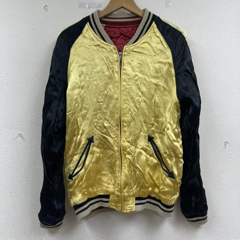 古着 USED ジャケット、上着 ジャンパー、ブルゾン 雅結 リバーシブル 花の慶次 戦国武将 刺繍 スカジャン ジャケット M 金 / ゴールド / gold color メンズ USED 古着 中古 50163238