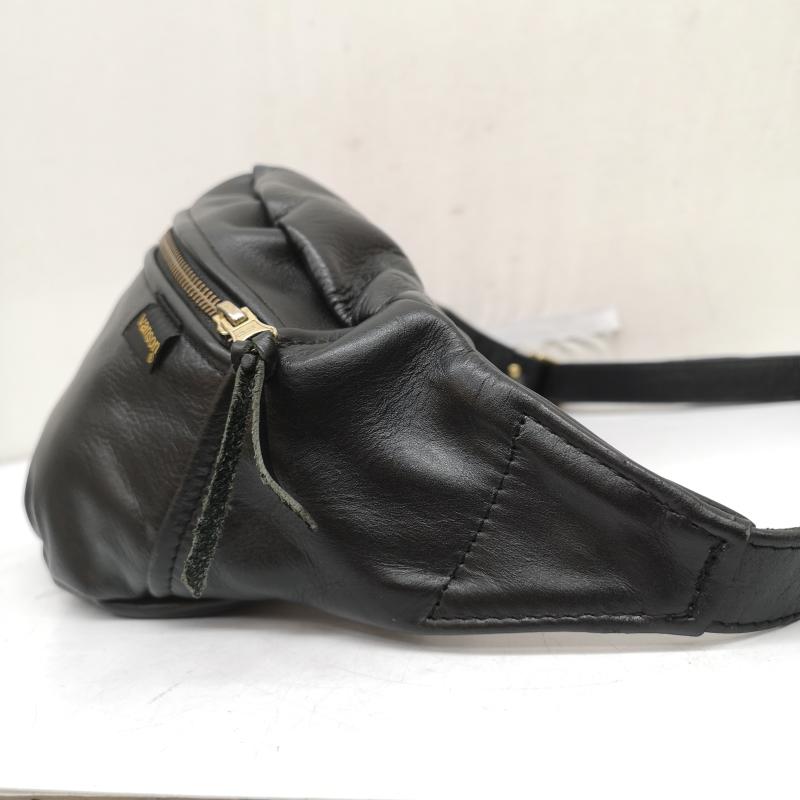 ヴァンソン VANSON ボディバッグ ボディバッグ ボディバッグ オール レザー ウエストポーチ 黒 / ブラック / black メンズ USED 古着 中古 50163239