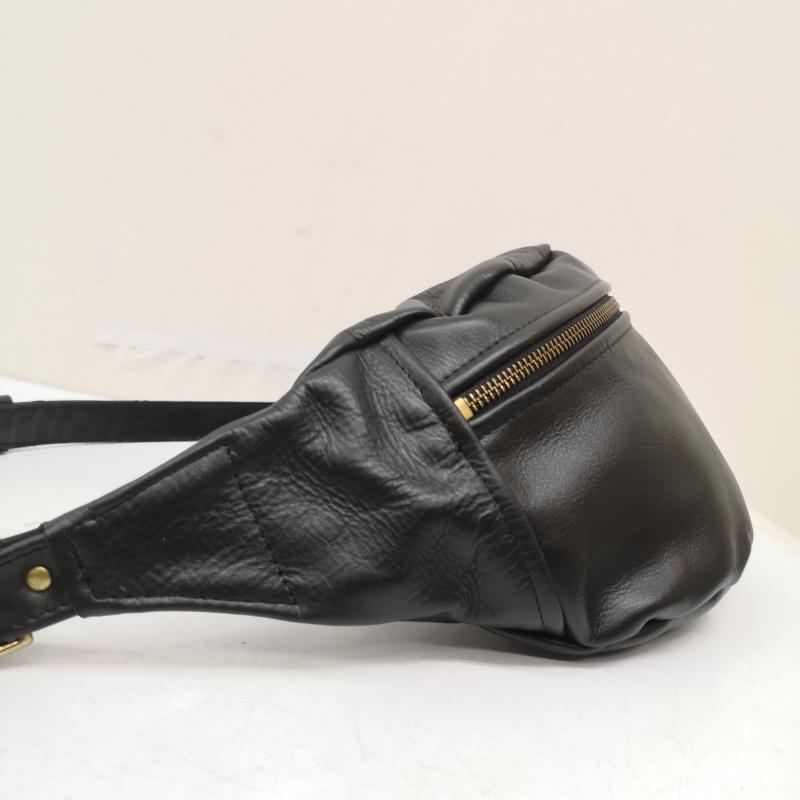 ヴァンソン VANSON ボディバッグ ボディバッグ ボディバッグ オール レザー ウエストポーチ 黒 / ブラック / black メンズ USED 古着 中古 50163239