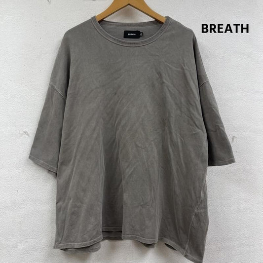 ブレス BREATH Tシャツ 半袖 NEWRICH WIDE CROPPED TEE BAD HOP Tシャツ br25ss-c5011 XXL チャコールグレー / チャコールグレー / メンズ USED 古着 中古 50163245