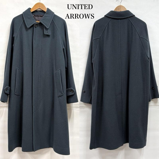 ユナイテッドアローズ UNITED ARROWS コート コート一般 22aw ウール ロング ステンカラー コート モッサバルマカーン 1125-139-8127 M 無地 メンズ USED 古着 中古 50163247