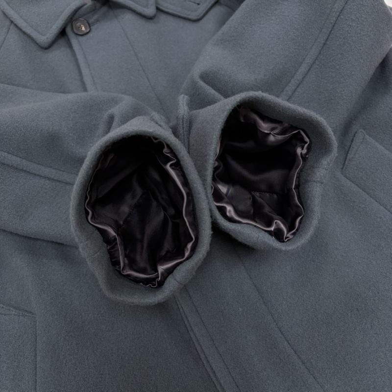 ユナイテッドアローズ UNITED ARROWS コート コート一般 22aw ウール ロング ステンカラー コート モッサバルマカーン 1125-139-8127 M 無地 メンズ USED 古着 中古 50163247