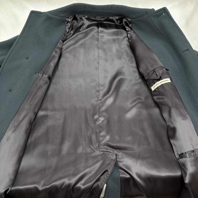 ユナイテッドアローズ UNITED ARROWS コート コート一般 22aw ウール ロング ステンカラー コート モッサバルマカーン 1125-139-8127 M 無地 メンズ USED 古着 中古 50163247