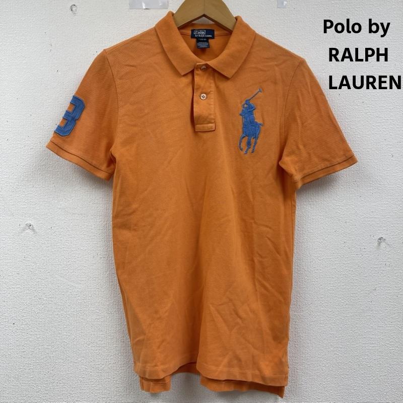 ポロバイラルフローレン Polo by RALPH LAUREN ポロシャツ 半袖 ビッグポニー パッチ 刺繍 鹿の子 半袖 ポロシャツ L 橙 / オレンジ / orange メンズ USED 古着 中古 50163249