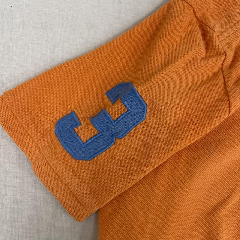 ポロバイラルフローレン Polo by RALPH LAUREN ポロシャツ 半袖 ビッグポニー パッチ 刺繍 鹿の子 半袖 ポロシャツ L 橙 / オレンジ / orange メンズ USED 古着 中古 50163249