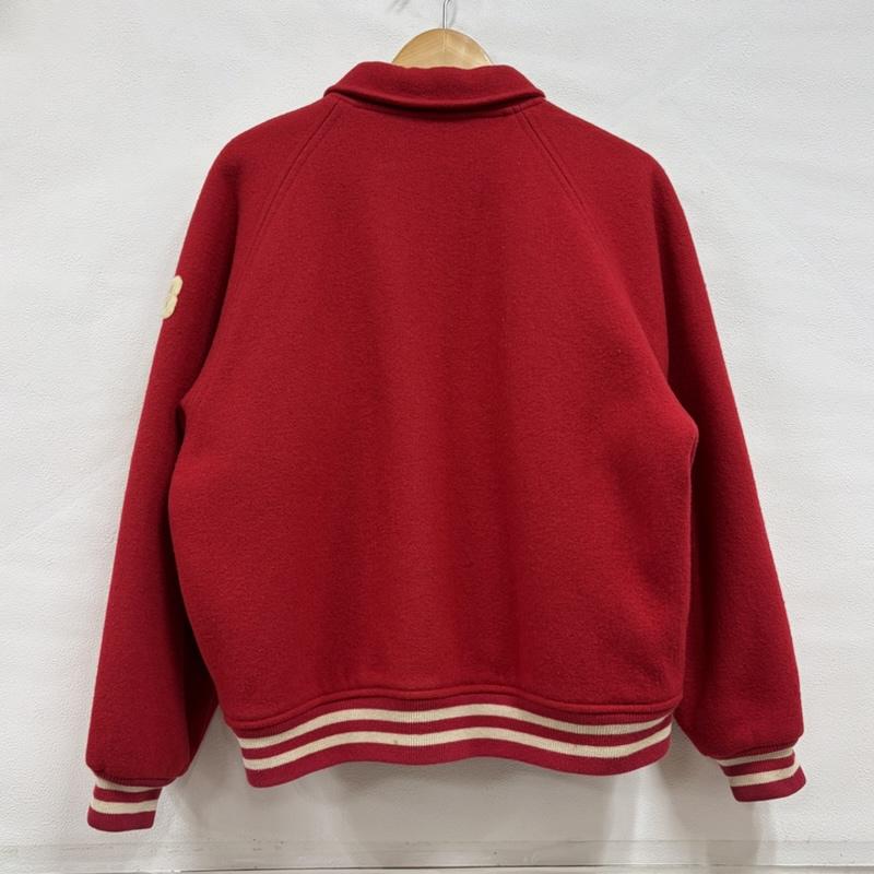 ギャップ GAP ジャケット、上着 ジャンパー、ブルゾン vintage ヴィンテージ スタジャン OLD オールド VARSITY CLASSIC 裏地 キルティング ウール M ロゴ、文字 赤 / レッド / red X アイボリー / アイボリー / メンズ USED 古着 中古 50163250