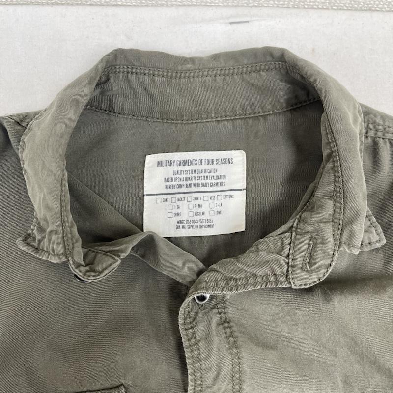 ゴア goa シャツ、ブラウス 長袖 フラップポケット ワーク テイスト ミリタリー シャツ FREE カーキ / カーキ / khaki レディース USED 古着 中古 50163252