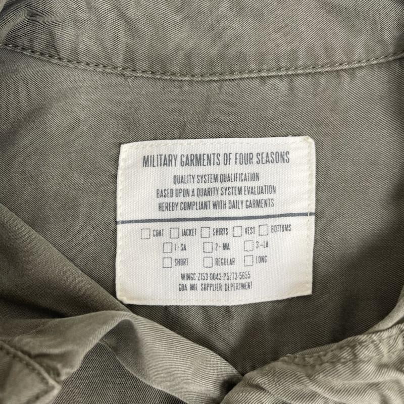 ゴア goa シャツ、ブラウス 長袖 フラップポケット ワーク テイスト ミリタリー シャツ FREE カーキ / カーキ / khaki レディース USED 古着 中古 50163252