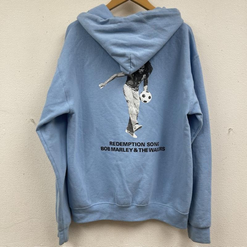 ワコマリア WACKO MARIA トレーナー 長袖 Bob Marley コラボ プルオーバー フーデッド スウェット シャツ M 水色 / ライトブルー / メンズ USED 古着 中古 50163254