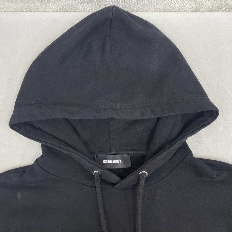 ディーゼル DIESEL パーカー 長袖 ロゴ スター プリント スウェット プルオーバー パーカー S-GIR-HOOD-A1 XL 黒 / ブラック / black メンズ USED 古着 中古 50163259
