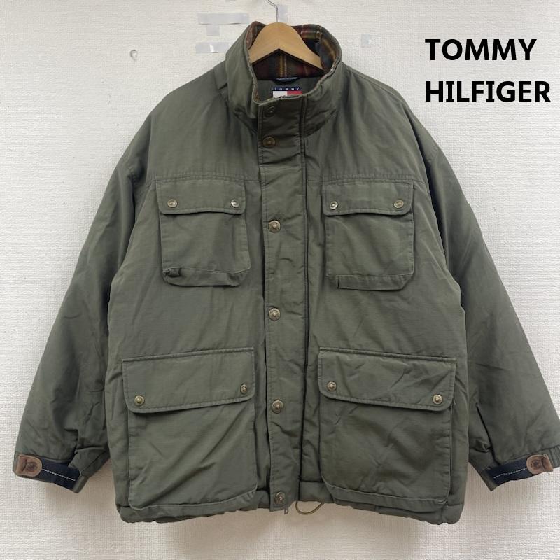 トミーヒルフィガー TOMMY HILFIGER ジャケット、上着 ダウンジャケット ヴィンテージ ハンティング型 ダウン ジャケット 中綿 ジャケット L カーキ / カーキ / khaki メンズ USED 古着 中古 50163266