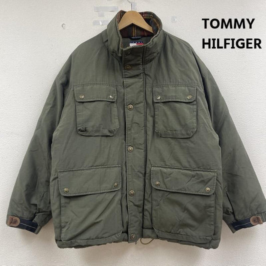 トミーヒルフィガー TOMMY HILFIGER ジャケット、上着 ダウンジャケット ヴィンテージ ハンティング型 ダウン ジャケット 中綿 ジャケット L カーキ / カーキ / khaki メンズ USED 古着 中古 50163266