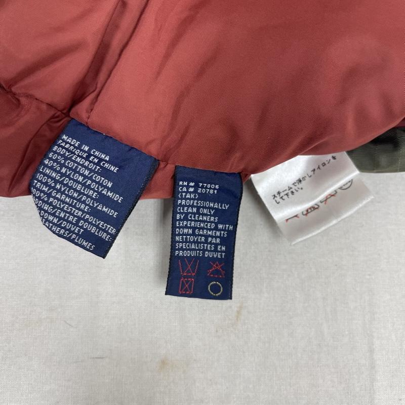 トミーヒルフィガー TOMMY HILFIGER ジャケット、上着 ダウンジャケット ヴィンテージ ハンティング型 ダウン ジャケット 中綿 ジャケット L カーキ / カーキ / khaki メンズ USED 古着 中古 50163266