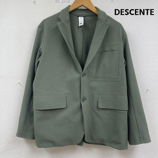 デサント DESCENTE ジャケット、上着 ジャケット、ブレザー E PAUSE MUSOU 2B JACKET テーラード ジャケット dlmsjf31 M 緑 / グリーン / green メンズ USED 古着 中古 50163274