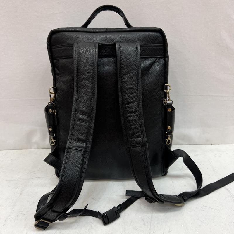 古着 USED リュックサック、デイパック リュックサック、デイバッグ Hallelujah ハレルヤ YUTAKURA BP+ リュック レザー - 黒 / ブラック / black メンズ USED 古着 中古 50163283