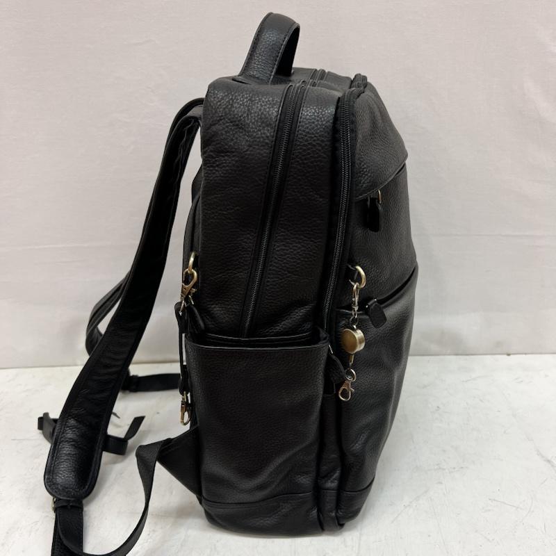 古着 USED リュックサック、デイパック リュックサック、デイバッグ Hallelujah ハレルヤ YUTAKURA BP+ リュック レザー - 黒 / ブラック / black メンズ USED 古着 中古 50163283