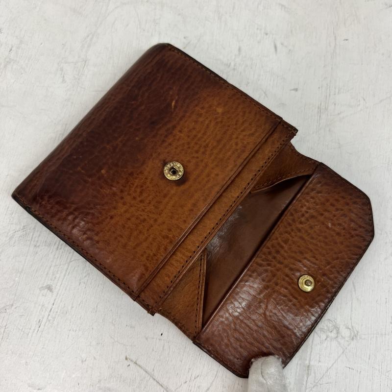 ゲンテン genten 財布 二つ折り レザー 二つ折り財布 - 茶 / ブラウン / brown レディース USED 古着 中古 50163288