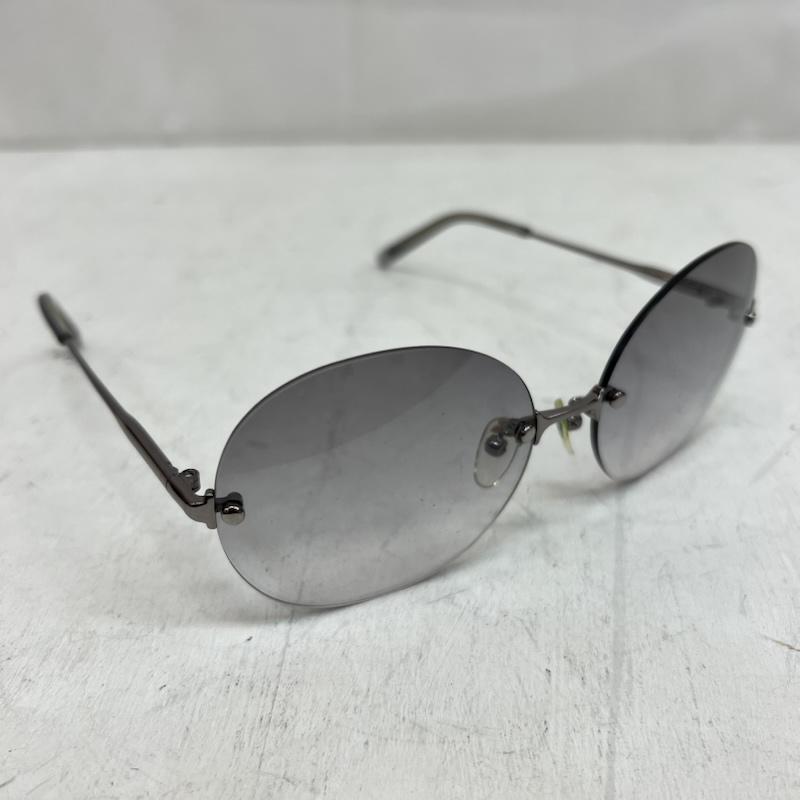 カルバン・クライン Calvin Klein めがね・サングラス サングラス オーバル リムレス サングラス - 灰 / グレー / gray X 銀 / シルバー / silver color メンズ USED 古着 中古 50163293