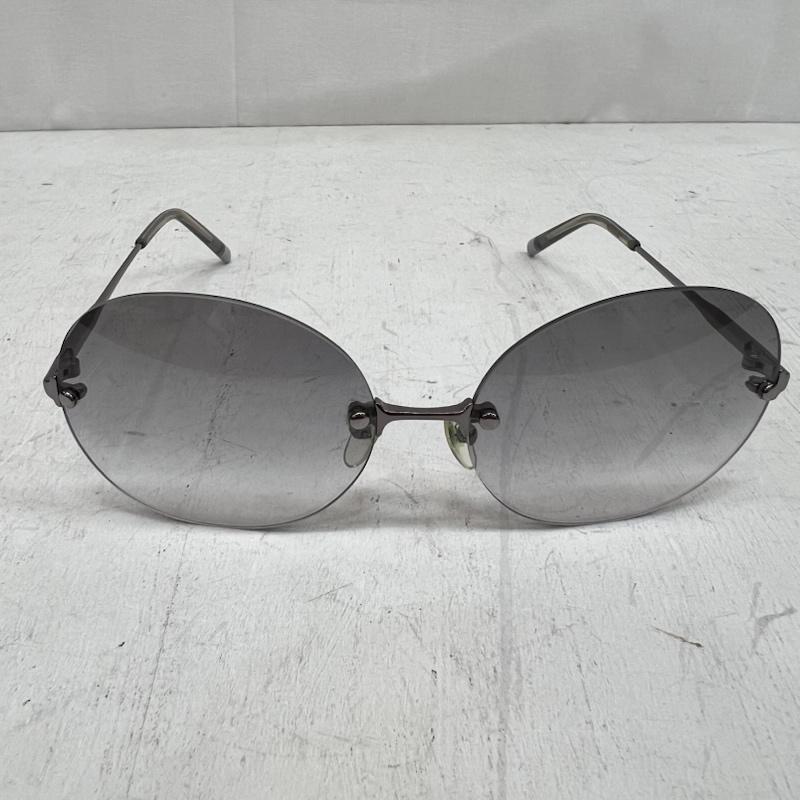 カルバン・クライン Calvin Klein めがね・サングラス サングラス オーバル リムレス サングラス - 灰 / グレー / gray X 銀 / シルバー / silver color メンズ USED 古着 中古 50163293