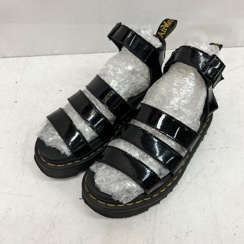 ドクターマーチン Dr.Martens サンダル サンダル BLAIRE　ブレア エナメル ストラップ サンダル UK：4 黒 / ブラック / black レディース USED 古着 中古 50163295