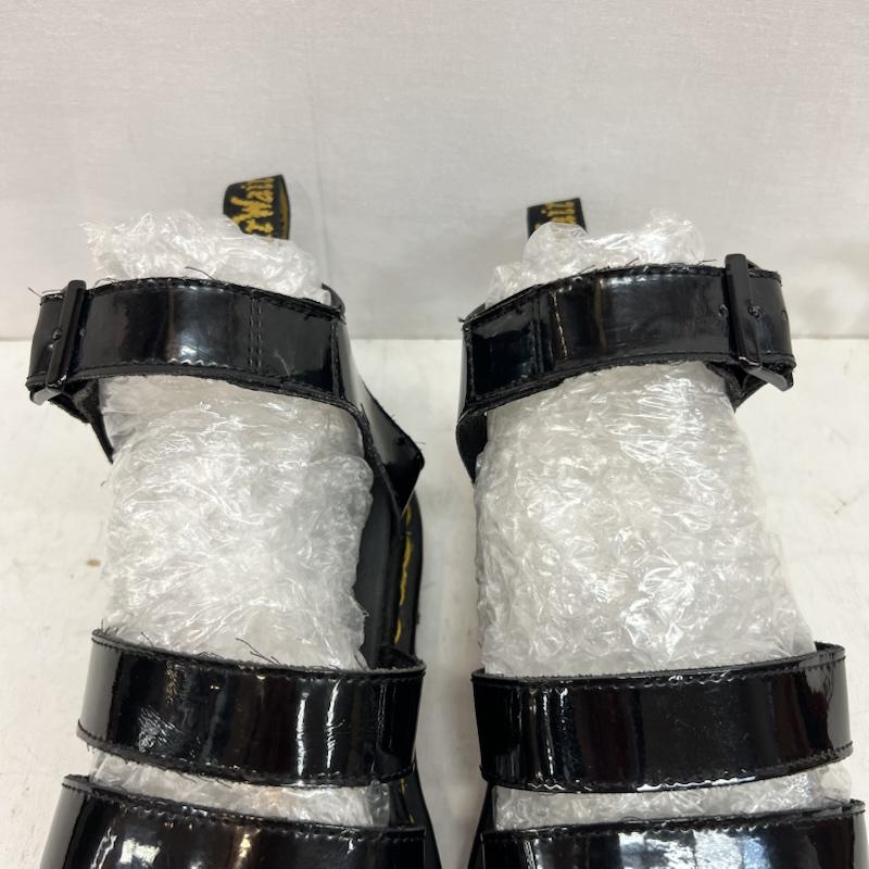 ドクターマーチン Dr.Martens サンダル サンダル BLAIRE　ブレア エナメル ストラップ サンダル UK：4 黒 / ブラック / black レディース USED 古着 中古 50163295