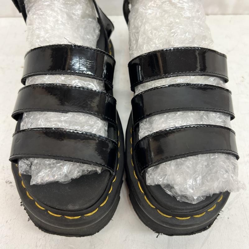 ドクターマーチン Dr.Martens サンダル サンダル BLAIRE　ブレア エナメル ストラップ サンダル UK：4 黒 / ブラック / black レディース USED 古着 中古 50163295