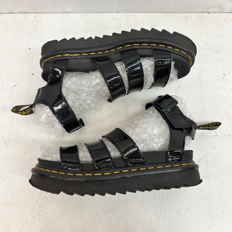 ドクターマーチン Dr.Martens サンダル サンダル BLAIRE　ブレア エナメル ストラップ サンダル UK：4 黒 / ブラック / black レディース USED 古着 中古 50163295