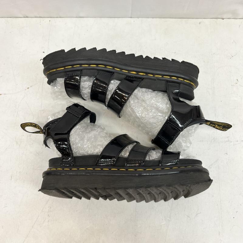 ドクターマーチン Dr.Martens サンダル サンダル BLAIRE　ブレア エナメル ストラップ サンダル UK：4 黒 / ブラック / black レディース USED 古着 中古 50163295