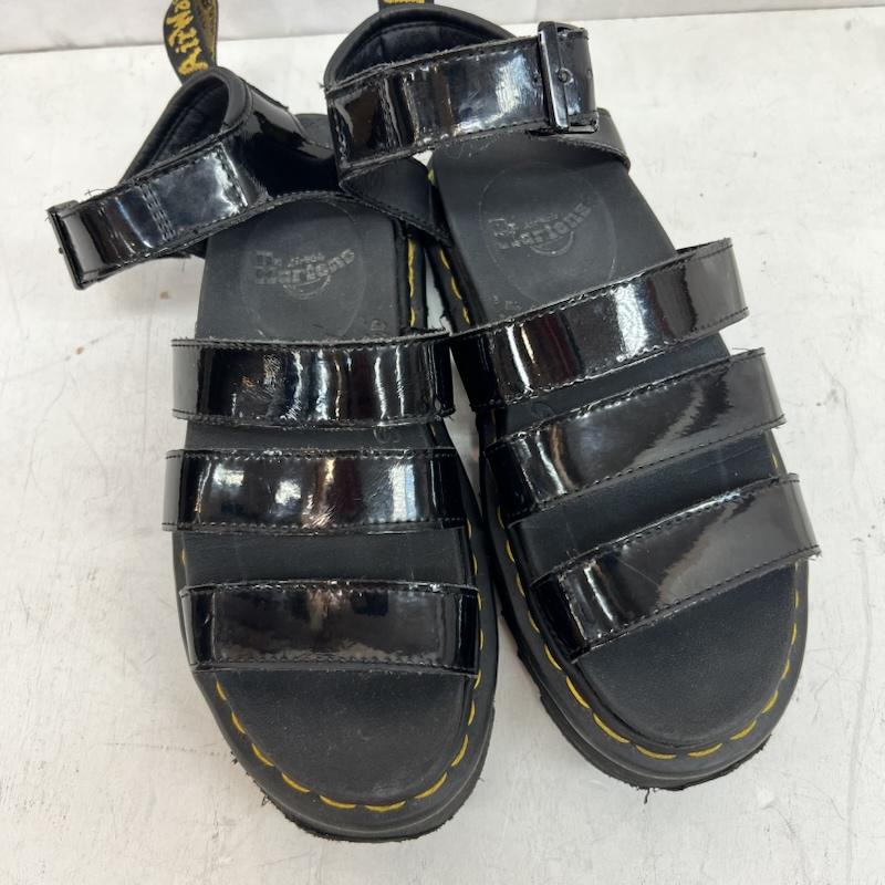 ドクターマーチン Dr.Martens サンダル サンダル BLAIRE　ブレア エナメル ストラップ サンダル UK：4 黒 / ブラック / black レディース USED 古着 中古 50163295