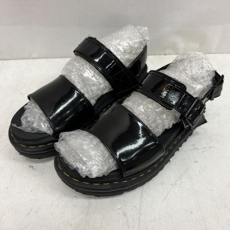 ドクターマーチン Dr.Martens サンダル サンダル ヴォス ストラップサンダル エナメル パテントレザー UK：5 黒 / ブラック / black レディース USED 古着 中古 50163300