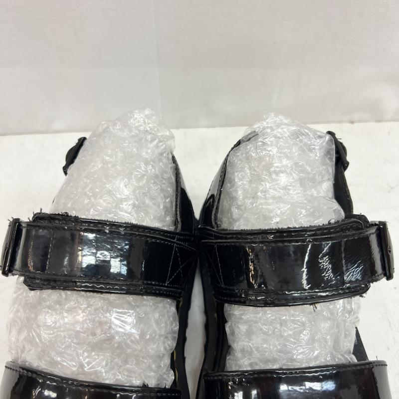 ドクターマーチン Dr.Martens サンダル サンダル ヴォス ストラップサンダル エナメル パテントレザー UK：5 黒 / ブラック / black レディース USED 古着 中古 50163300
