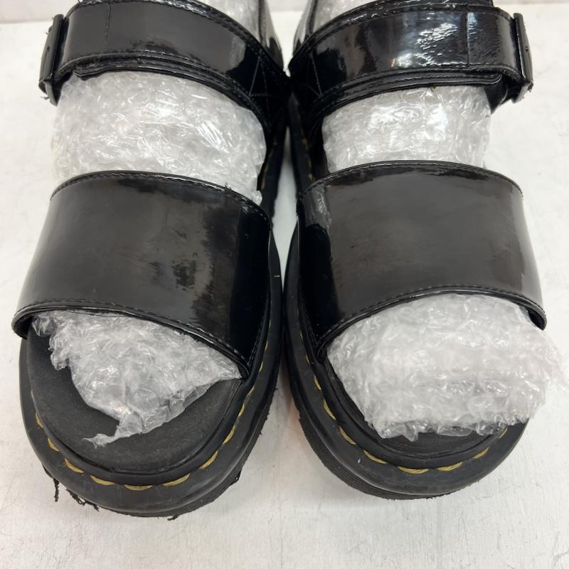 ドクターマーチン Dr.Martens サンダル サンダル ヴォス ストラップサンダル エナメル パテントレザー UK：5 黒 / ブラック / black レディース USED 古着 中古 50163300