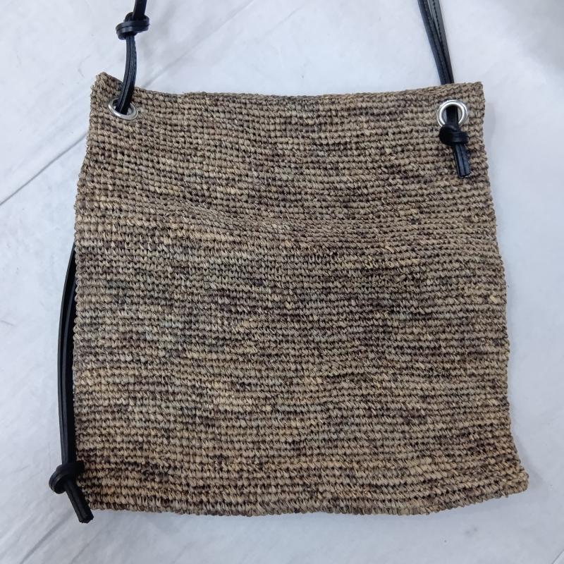 トゥデイフル TODAYFUL ショルダーバッグ ショルダーバッグ raffia shoulder bag ラフィアショルダーバッグ - 無地 黒 / ブラック / black X 茶 / ブラウン / brown レディース USED 古着 中古 50163302