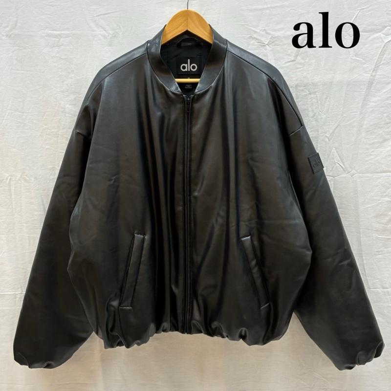 古着 USED ジャケット、上着 ジャンパー、ブルゾン ALO Yoga アロー Faux Leather Premier Bomber フェイク レザー ボンバー ジャケット U4049R M レディース USED 古着 中古 50163311