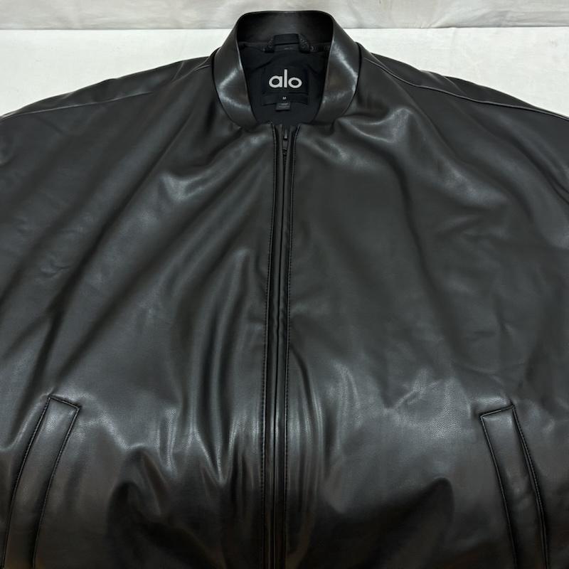 古着 USED ジャケット、上着 ジャンパー、ブルゾン ALO Yoga アロー Faux Leather Premier Bomber フェイク レザー ボンバー ジャケット U4049R M レディース USED 古着 中古 50163311