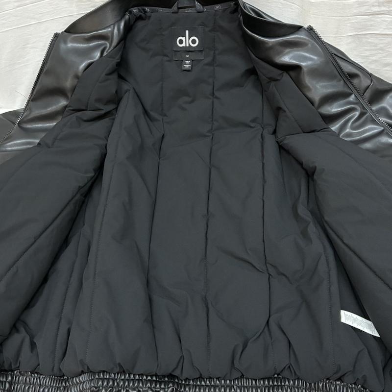 古着 USED ジャケット、上着 ジャンパー、ブルゾン ALO Yoga アロー Faux Leather Premier Bomber フェイク レザー ボンバー ジャケット U4049R M レディース USED 古着 中古 50163311