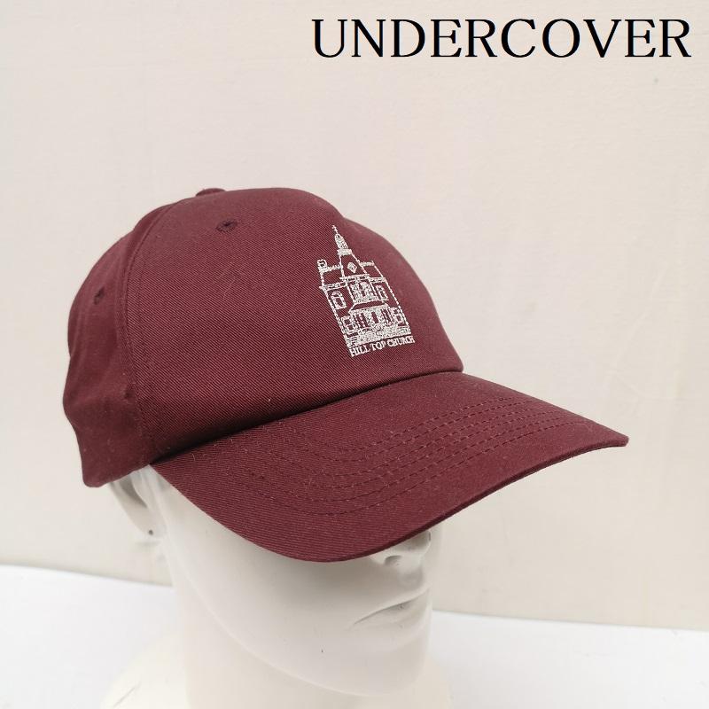 アンダーカバー UNDERCOVER 帽子 キャップ Hill Top Church キャップ UCY4H04 - えんじ / ワインレッド / dark red メンズ USED 古着 中古 50163316