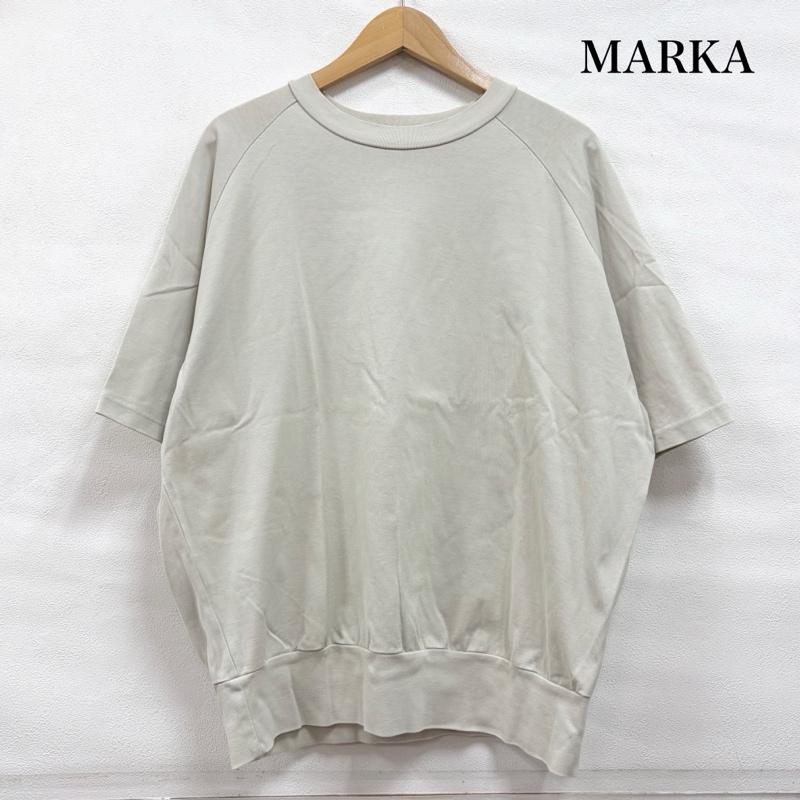 マーカ marka Tシャツ 半袖 半袖 クルーネック コンパクト Tシャツ ラグラン 無地 1 無地 ベージュ / ベージュ / beige メンズ USED 古着 中古 50163317