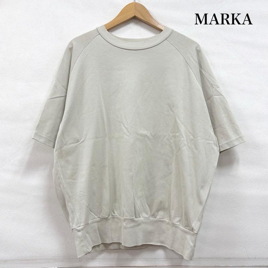 マーカ marka Tシャツ 半袖 半袖 クルーネック コンパクト Tシャツ ラグラン 無地 1 無地 ベージュ / ベージュ / beige メンズ USED 古着 中古 50163317